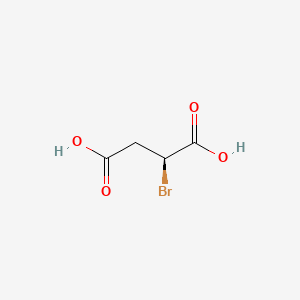 Chemical structure of (S)-2-Bromosuccinic acid