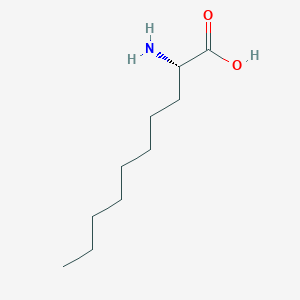 Chemical structure of 2-Amino-decanoic acid