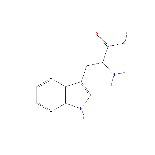 Chemical structure of 2-Methyl-L-tryptophan