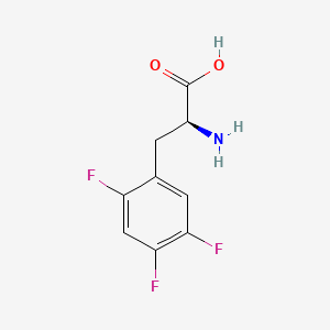 Chemical structure of 2,4,5-Trifluoro-L-phenylalanine