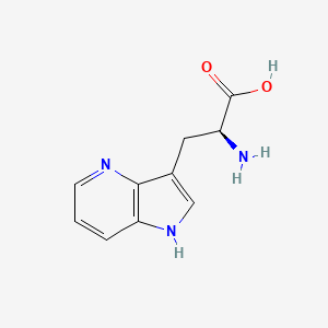 Chemical structure of 4-Azatryptophan