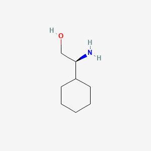 Chemical structure of (S)-2-Amino-2-cyclohexylethanol