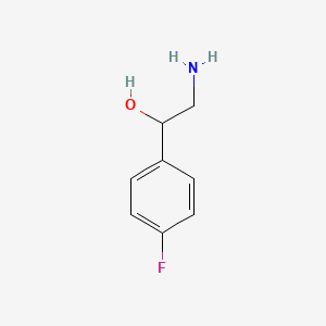 Chemical structure of (S)-2-Amino-2-(2-fluorophenyl)ethanol