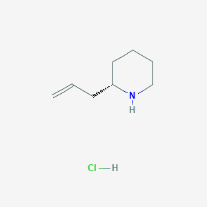 Chemical structure of (S)-2-ALLYLPIPERIDINE HCL