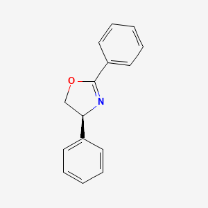 Chemical structure of (S)-2,4-Diphenyl-4,5-dihydrooxazole