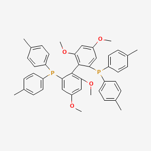Chemical structure of (S)-2,2'-Bis(di-p-tolylphosphino)-4,4',6,6'-tetramethoxy)-1,1'-biphenyl