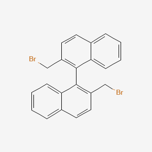 Chemical structure of 2,2'-Bis(bromomethyl)-1,1'-binaphthyl