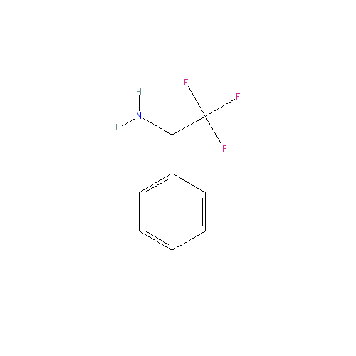 Chemical structure of (S)-2,2,2-Trifluoro-1-phenylethanamine