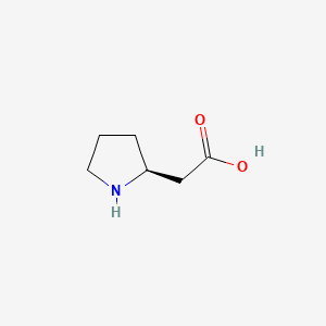 Chemical structure of Homoproline, (+)-