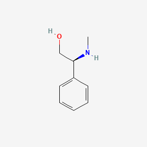 Chemical structure of (S)-2-(Methylamino)-2-phenylethanol