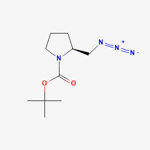 Chemical structure of (S)-2-(Azidomethyl)-1-Boc-pyrrolidine