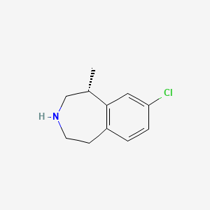 Chemical structure of (S)-2-(4-CHLOROPHENYL)PIPERIDINE