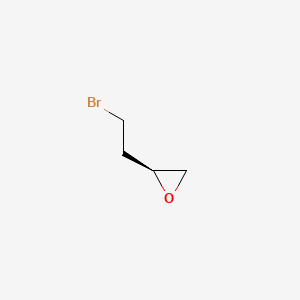 Chemical structure of (S)-2-(2-Bromoethyl)oxirane