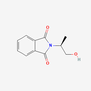 Chemical structure of (S)-2-(1-Hydroxypropan-2-yl)isoindoline-1,3-dione