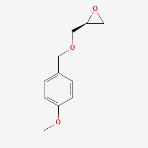 Chemical structure of (S)-2-(((4-methoxybenzyl)oxy)methyl)oxirane