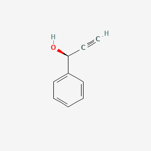 Chemical structure of (S)-1-Phenyl-2-propyn-1-ol