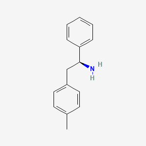 Chemical structure of (S)-1-Phenyl-2-(p-tolyl)ethylamine