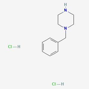 Chemical structure of (S)-1-Benzylpyrrolidin-3-amine dihydrochloride
