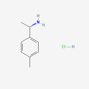 Chemical structure of (S)-1-(p-Tolyl)ethanamine hydrochloride
