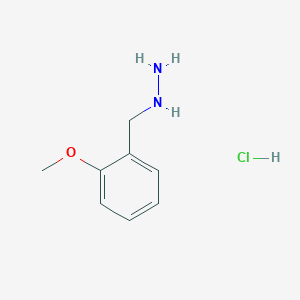 Chemical structure of (S)-1-(6-Methoxypyridin-3-yl)ethanamine hydrochloride