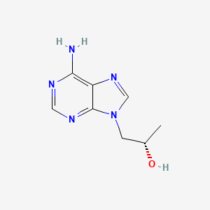 Chemical structure of S-9-(2-hydroxypropyl)adenine