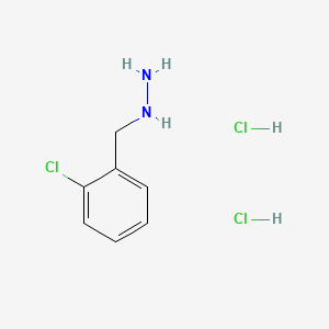 Chemical structure of (S)-1-(2-Chloropyridin-4-yl)ethanamine dihydrochloride