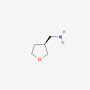 Chemical structure of (S)-(Tetrahydrofuran-3-yl)methanamine