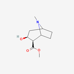 Chemical structure of (S)-(3-Hydroxypyrrolidin-1-yl)(tetrahydro-2H-pyran-4-yl)methanone
