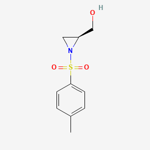 Chemical structure of (S)-(1-tosylaziridin-2-yl)methanol