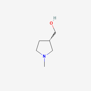 Chemical structure of (S)-(1-Methylpyrrolidin-3-yl)methanol