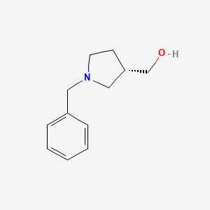 Chemical structure of (S)-(1-Benzylpyrrolidin-3-yl)methanol