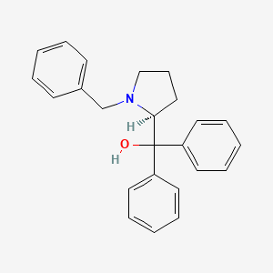 Chemical structure of (S)-(1-Benzylpyrrolidin-2-yl)diphenylmethanol
