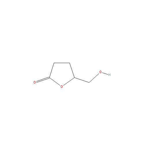 Chemical structure of 5-(Hydroxymethyl)oxolan-2-one