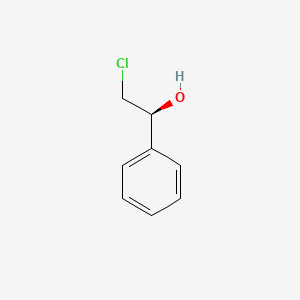 Chemical structure of 2-Chloro-1-phenylethanol, (+)-