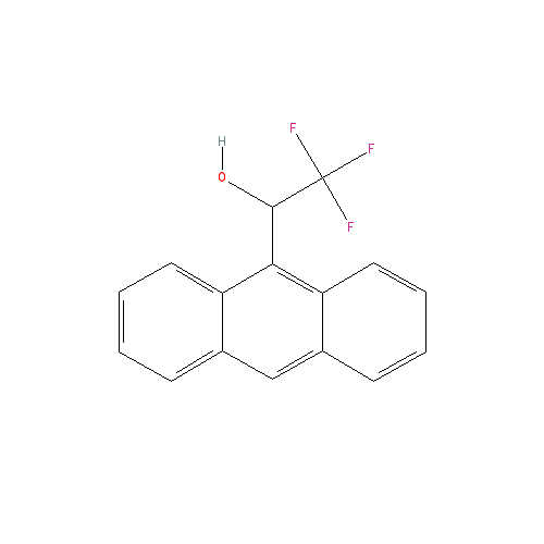 Chemical structure of 2,2,2-Trifluoro-1-(9-anthryl)ethanol