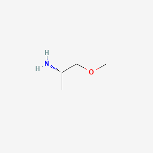 Chemical structure of (S)-(+)-1-METHOXY-2-PROPYLAMINE