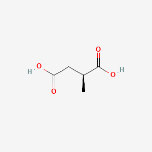 Chemical structure of (S)-(-)-Methylsuccinic Acid
