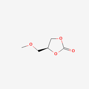 Chemical structure of (S)-(-)-4-(Methoxymethyl)-1,3-dioxolan-2-one