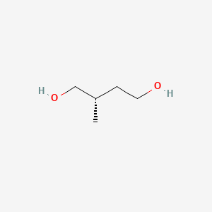 Chemical structure of (S)-(-)-2-methyl-1,4-butanediol