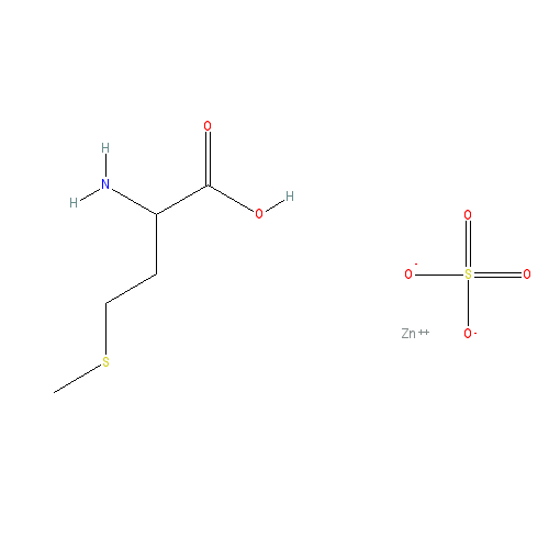 Chemical structure of Zinc Methionine 40% 40M