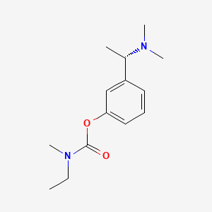 Chemical structure of rac Rivastigmine-d6