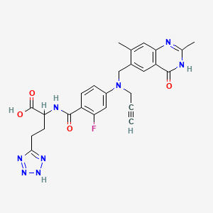 Chemical structure of (Rac)-Plevitrexed