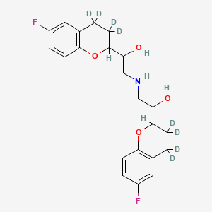 Chemical structure of rac Nebivolol-d8