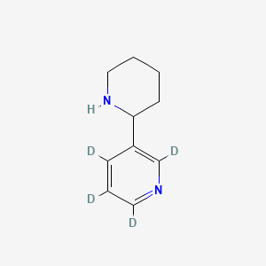 Chemical structure of (R,S)-Anabasine-2,4,5,6-d4