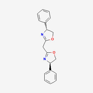 Chemical structure of (R,R)-2,2-Methylenebis(4-phenyl-2-oxazoline)