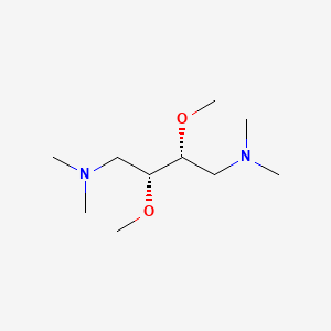Chemical structure of (R,R)-(-)-2,3-Dimethoxy-1,4-bis(dimethylamino)butane