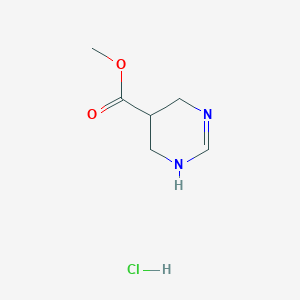 Chemical structure of (R)-Tetrahydro-1H-oxazolo[3,4-a]pyrazin-3(5H)-one hydrochloride