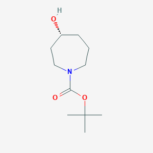Chemical structure of (R)-tert-Butyl 4-hydroxyazepane-1-carboxylate