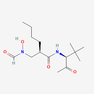 Chemical structure of (R)-tert-Butyl 3-((tert-butoxycarbonyl)amino)piperidine-1-carboxylate
