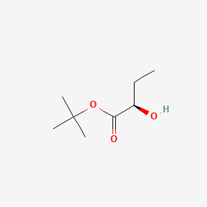 Chemical structure of tert-Butyl (R)-2-hydroxybutyrate